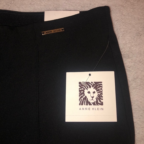 Anne Klein Black High Waisted Leggings - Size 2 - Picture 3 of 6